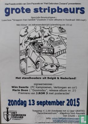Grote stripbeurs - Zondag 13 september 2015 / septemberkermis Sint-Pauwels 2015 - Image 1