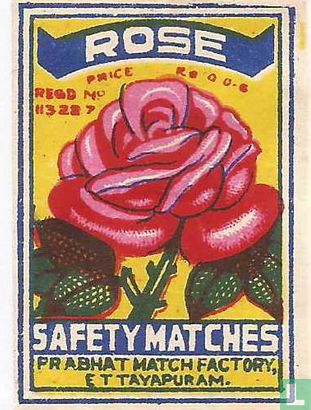 Rose Safety Matches 