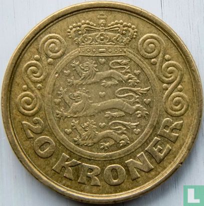Denemarken 20 kroner 1990 - Afbeelding 2