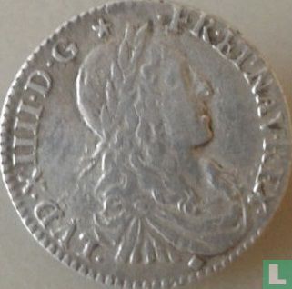 France 1/12 écu 1664 (D) - Image 2