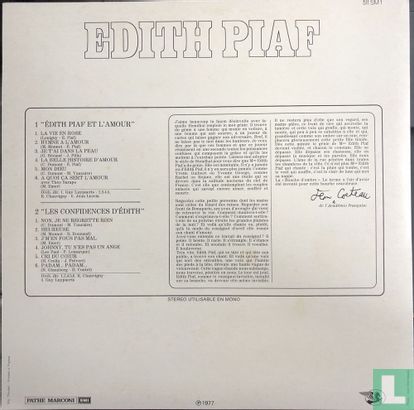"Edith Piaf et l'amour" -"Les confidences d'Edith" - Afbeelding 2