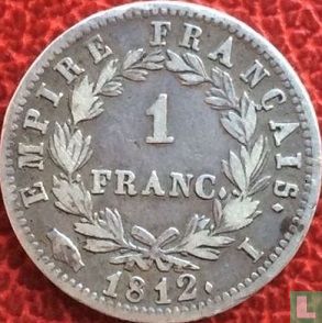 Frankrijk 1 franc 1812 (I) - Afbeelding 1