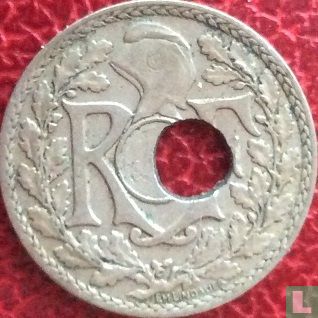 France 10 centimes 1936 (misstrike) - Image 2