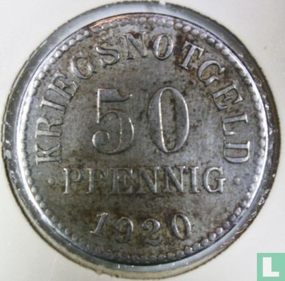 Brunswijk 50 pfennig 1920 (type 2) - Afbeelding 1