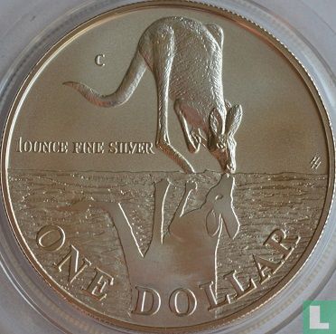 Australië 1 dollar 1997 "Kangaroo" - Afbeelding 2