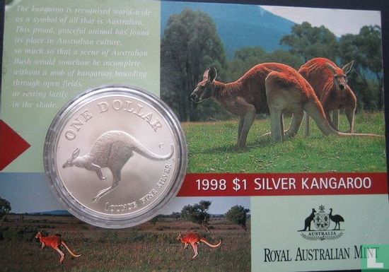 Australien 1 Dollar 1998 "Kangaroo" - Bild 3