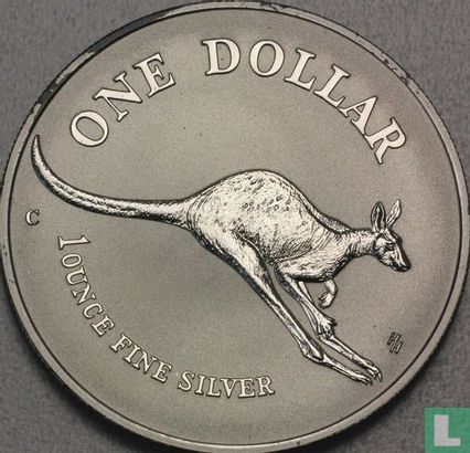 Australien 1 Dollar 1994 "Kangaroo" - Bild 2