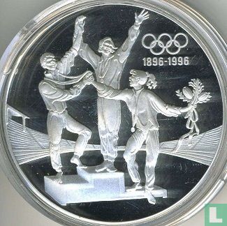 Australië 20 dollars 1993 (PROOF) "100 years Modern Olympic Games - Olympic medalists" - Afbeelding 2