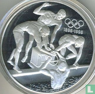 Australia 20 dollars 1993 (PROOF) "100 years Modern Olympic Games - Olympic swimmers" - Image 2