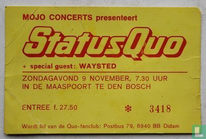1986-11-09 Status Quo