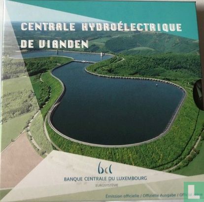 Luxemburg 2½ euro 2018 (PROOF - folder) "Vianden hydroelectric power station" - Afbeelding 1