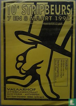 10e Stripbeurs Wilrijk 7 en 8 maart 1998