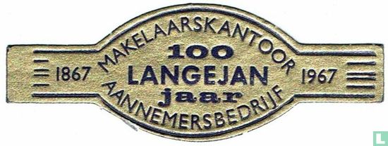 Immobilienagentur 100 Langejan Jaar Aannemersbedrijf - 1867 - 1967 - Bild 1