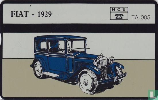 Auto’s Fiat 1929 - Afbeelding 1