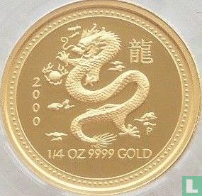 Australië 25 dollars 2000 "Year of the Dragon" - Afbeelding 1