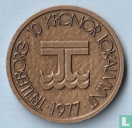 Trelleborg 10 Kronor 1977 - Afbeelding 1