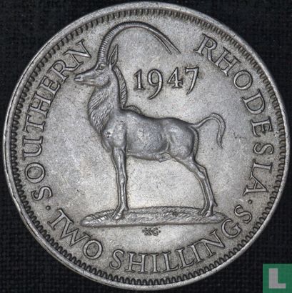 Rhodésie du Sud 2 shillings 1947 - Image 1