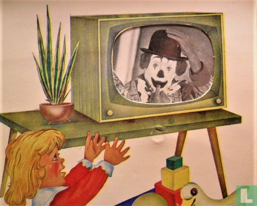 pipo de clown TV ansichtkaart  - Image 2