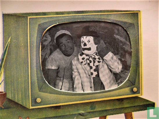 pipo de clown TV ansichtkaart  - Image 3