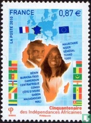 50 jaar onafhankelijkheid 14 Afrikaanse landen