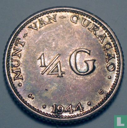 Curaçao ¼ gulden 1944 - Image 1