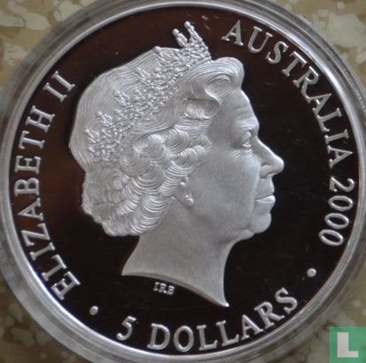 Australia 5 dollars 2000 (PROOF) "Summer Olympics in Sydney -  Haven of Life" - Image 1