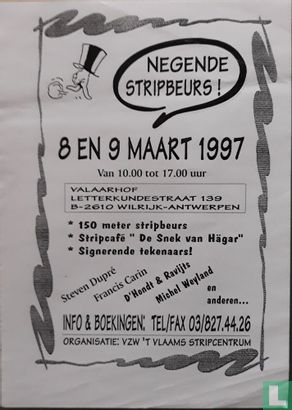 9e stripbeurs Wilrijk 1997