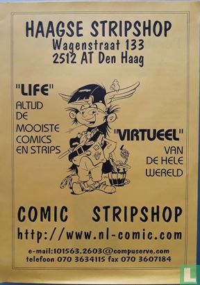 Haagse stripshop - ''Live'' - ''Virtueel'' - Comic stripshop / Persbericht - Afbeelding 1