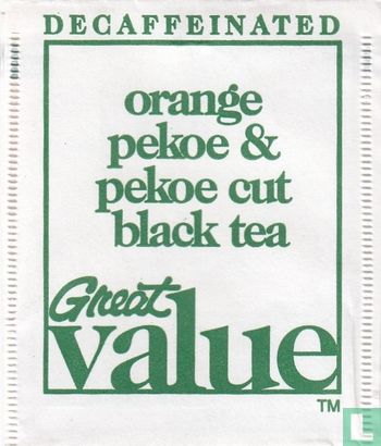 Decaffeinated  orange pekoe & pekoe cut black tea - Image 1