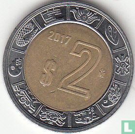 Mexico 2 pesos 2017 - Image 1