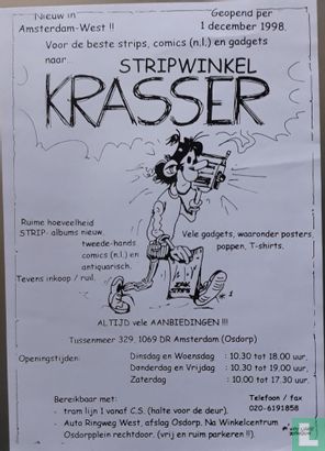 Stripwinkel Krasser - Nieuw in Amsterdam-West !!