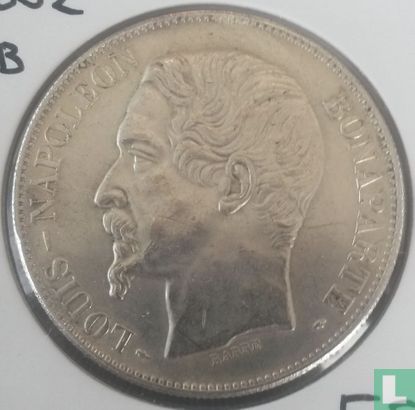 Frankrijk 5 francs 1852 (BB) - Afbeelding 2