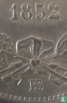 France 5 francs 1852 (BB) - Image 3