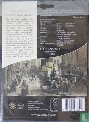 United Kingdom 2 pounds 2012 (folder) "200th anniversary of birth of Charles Dickens" - Image 2