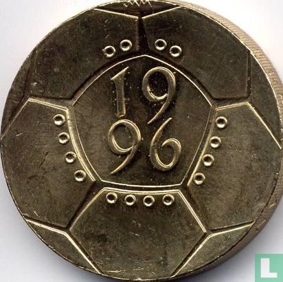 Verenigd Koninkrijk 2 pounds 1996 "European Football Championship in England" - Afbeelding 1