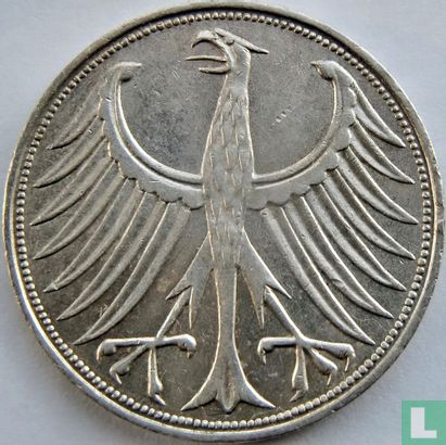 Germany 5 mark 1970 (J) - Image 2
