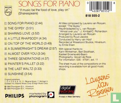 Songs for piano - Image 2