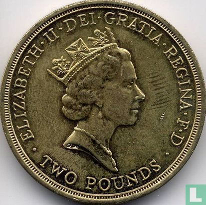 Vereinigtes Königreich 2 Pound 1994 "300th anniversary Bank of England" - Bild 2