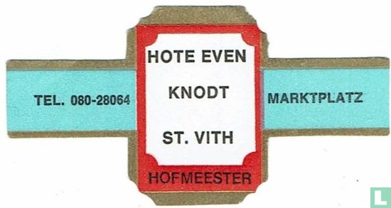 Hote Even Knodt St. Vith - Tel. 080-28064 - Marktplatz - Afbeelding 1