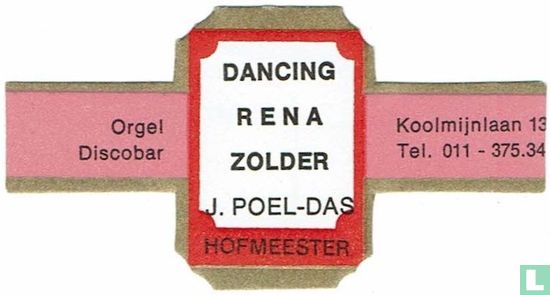 Dancing Rena Zolder J. Poel-Das - Orgel Discobar - Koolmijnlaan 13 Tel. 011-375.34 - Afbeelding 1