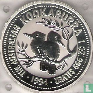 Australien 1 Dollar 1994 (ohne Privy Marke) "Kookaburra" - Bild 1