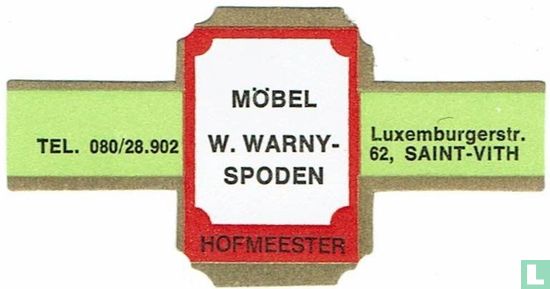 Möbel W. Warny-Spoden - Tel. 080/28.902 - Luxemburgerstr. 62, Saint-Vith - Afbeelding 1