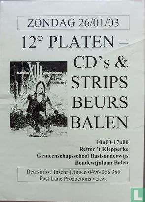 Zondag 26/01/03 - 12e Platen- cd's & strips beurs Balen