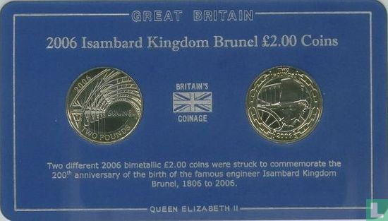 Verenigd Koninkrijk combinatie set 2006 "Bicentenary of the birth of Isambard Kingdom Brunel" - Afbeelding 1