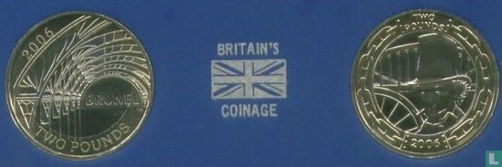 Verenigd Koninkrijk combinatie set 2006 "Bicentenary of the birth of Isambard Kingdom Brunel" - Afbeelding 2