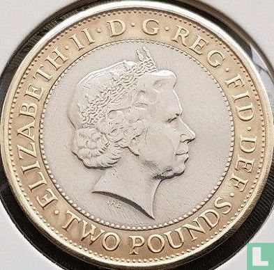 Verenigd Koninkrijk 2 pounds 2008 "Beijing 2008 olympic handover to London 2012" - Afbeelding 2