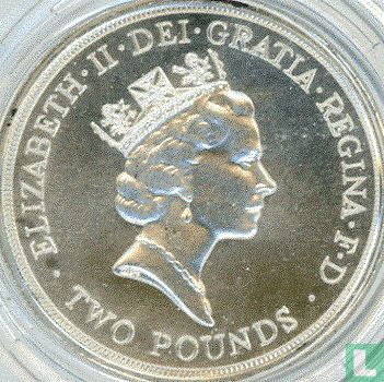 United Kingdom 2 pounds 1986 (silver) "Commonwealth Games in Edinburgh" - Image 2