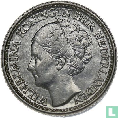 Niederlande 25 Cent 1941 (Typ 1 - Palme und P) Surinam und Curaçao - Bild 2
