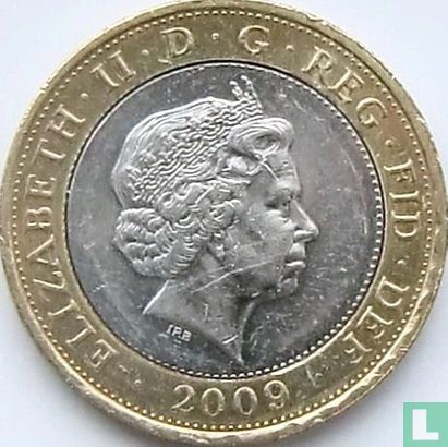 Verenigd Koninkrijk 2 pounds 2009 "250th anniversary Birth of Robert Burns" - Afbeelding 1