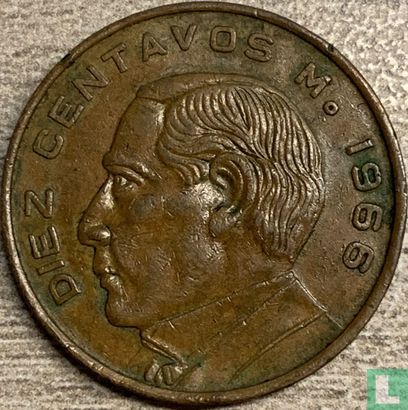 Mexico 10 centavos 1966 - Afbeelding 1